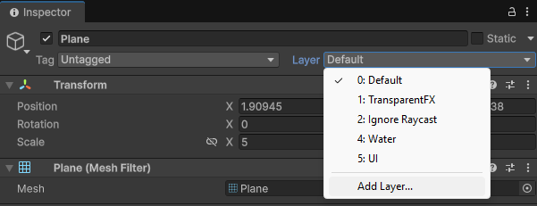 Layer Dropdown Layer Dropdown