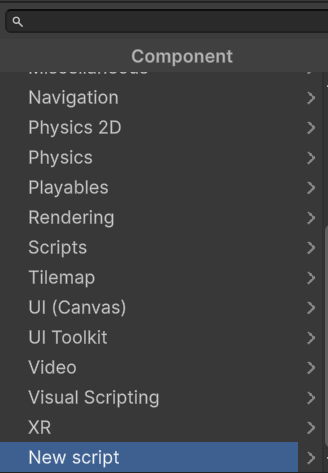 New Script Page New Script Page